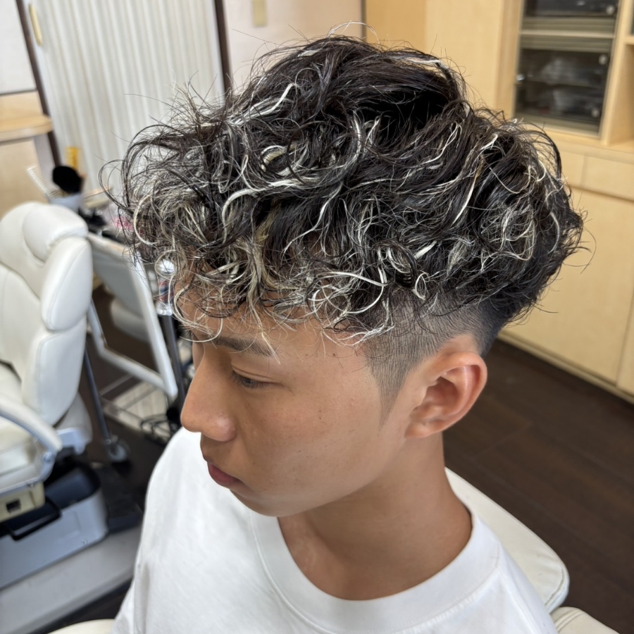 ハイライトメッシュ、スペインカール