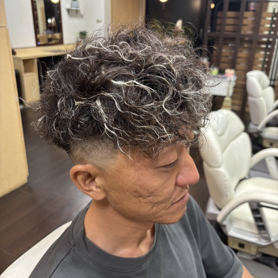 ハイライトメッシュ、スペインカール