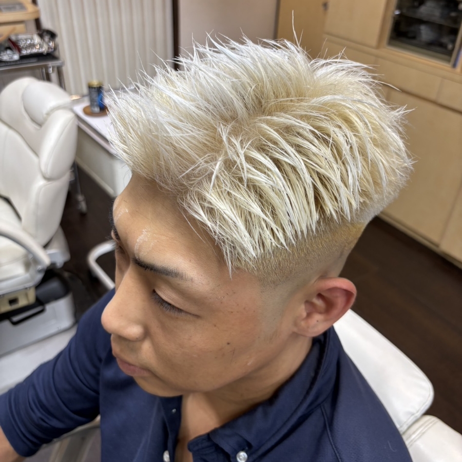 スキンフェード、ハイライトカラー